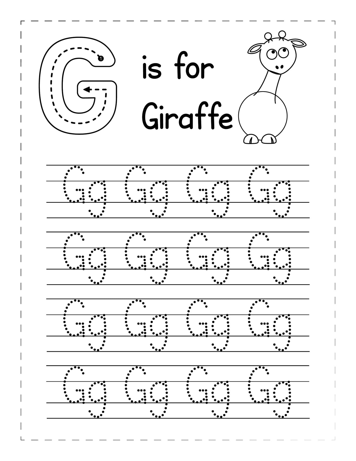 26 Printable Alphabet Tracing Worksheets (A–Z) – Upper & Lowercase Letter Practice for Preschool & Kindergarten