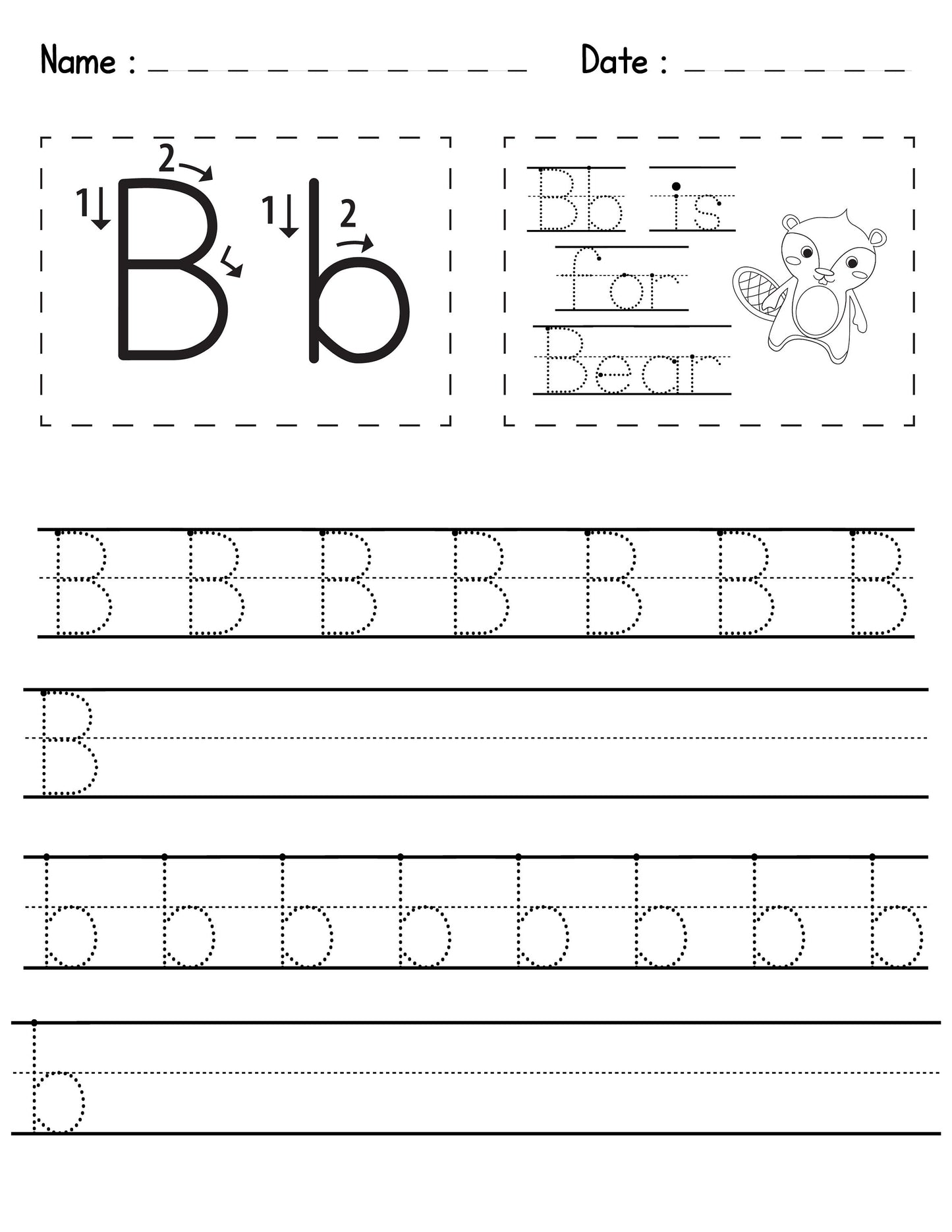 26 Printable Alphabet Upper & Lowercase Worksheets – Preschool & Kindergarten Phonics Practice
