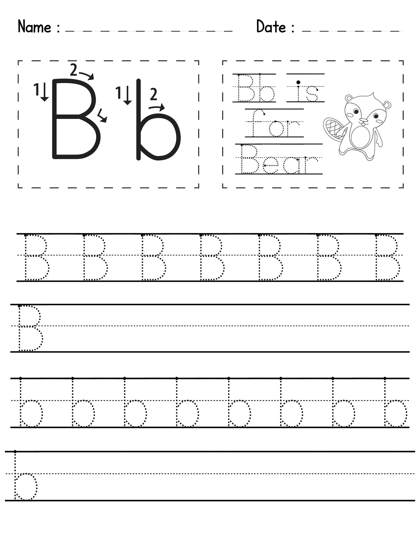 26 Printable Alphabet Worksheets A–Z – Upper & Lowercase Practice for Preschool & Kindergarten