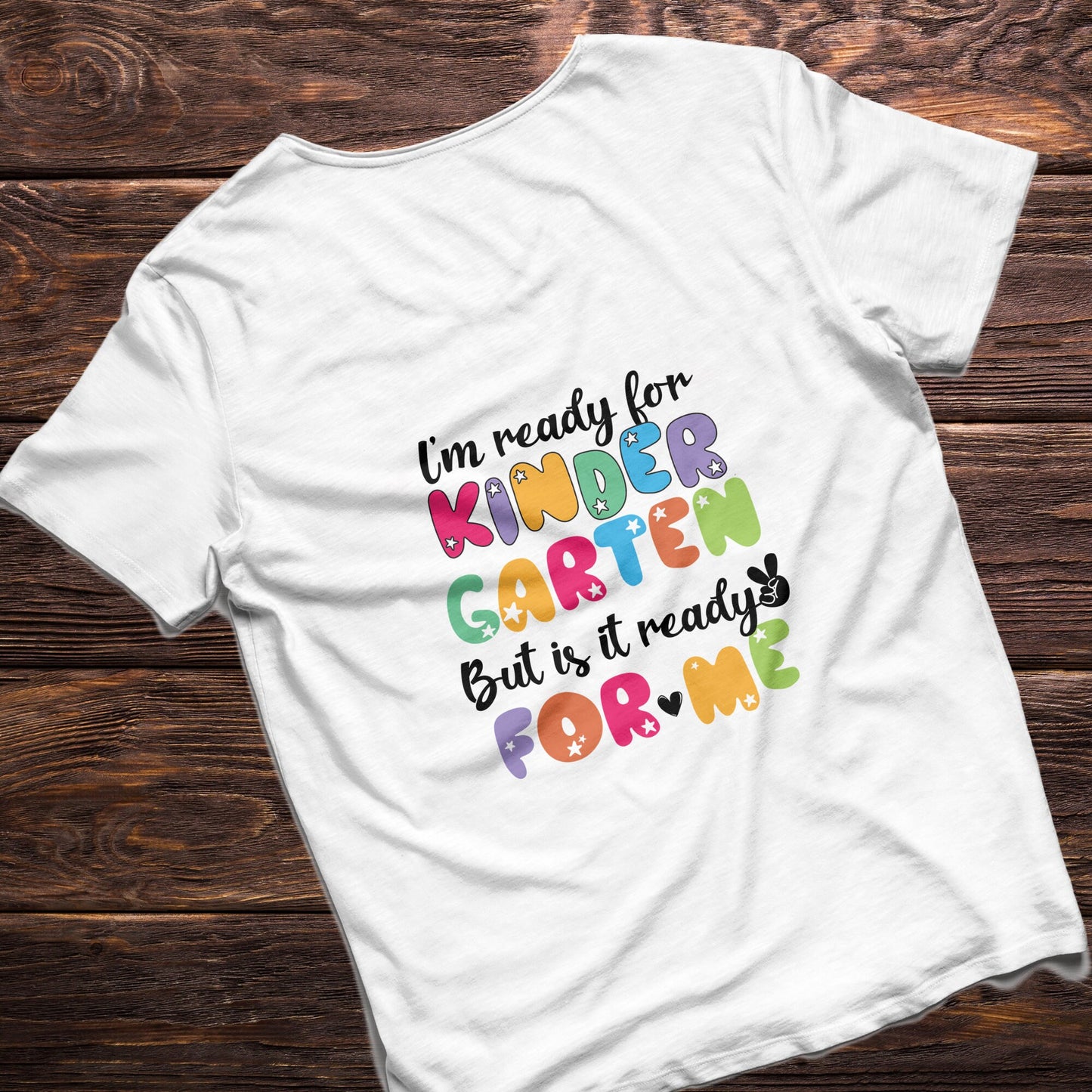 Back to School SVG Bundle – I’m Ready for Kindergarten Quote | PNG, EPS, Cricut Cut Files